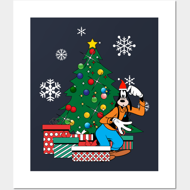 Goofy Around The Christmas Tree Wall Art by Nova5